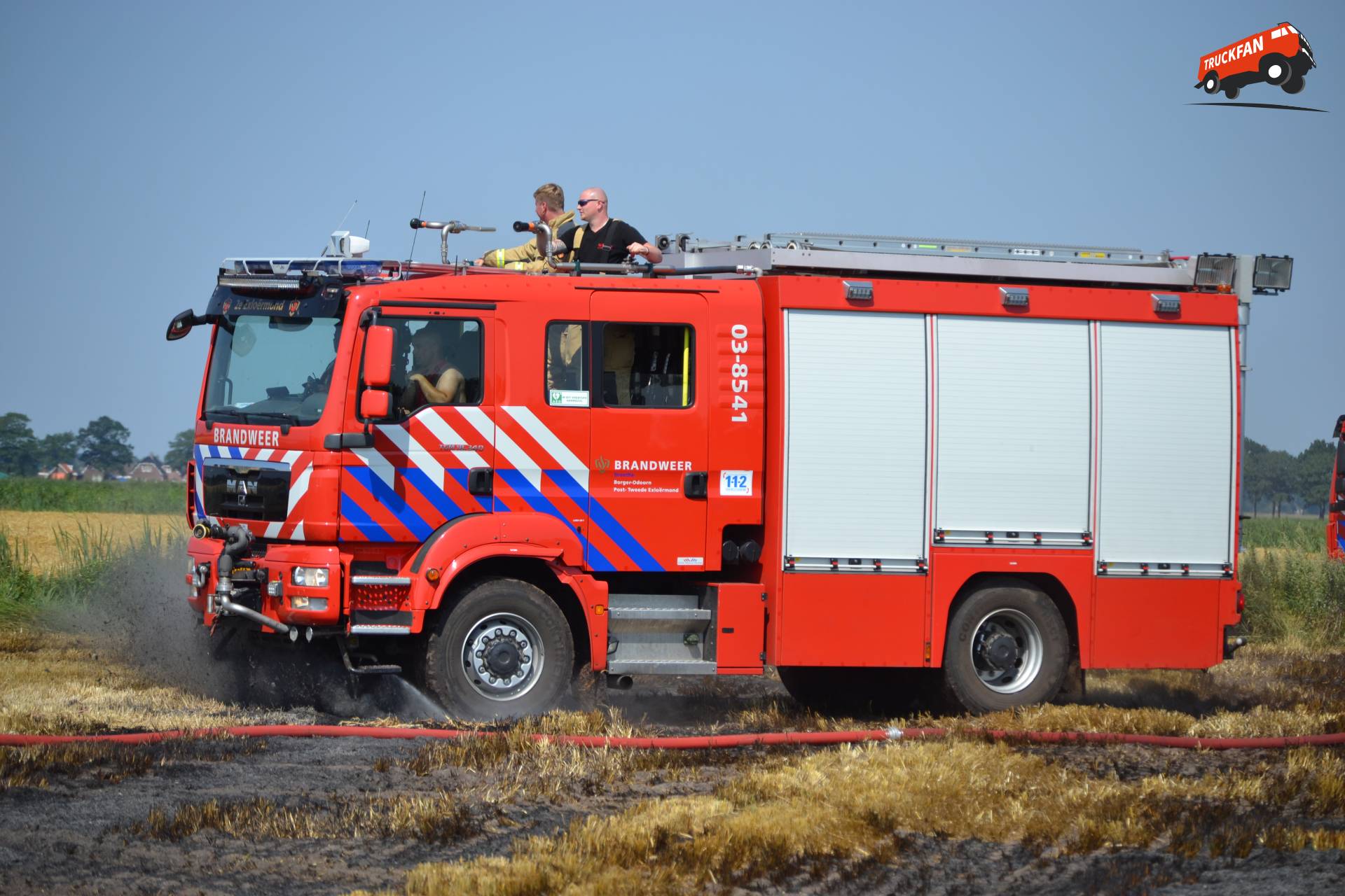 03-8541 1e Tankautospuit (Terreinvaardig) Man Tgm 18.340 4x4 Bb